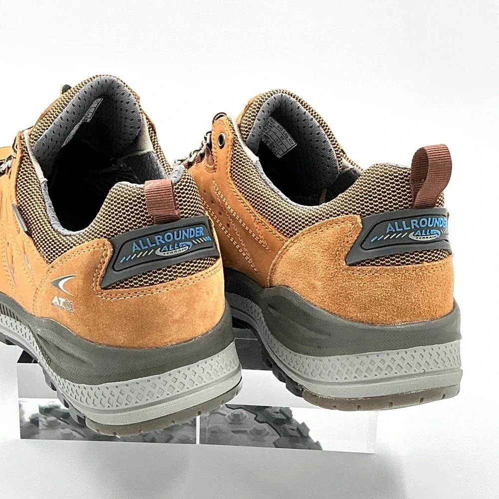 Allrounder Mephisto Men Size 11 Brown Leather Hiking Shoes NEW Rake Off Tex $195